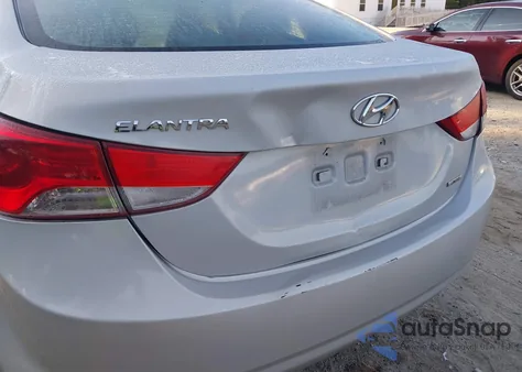 2011 Hyundai Elantra Limited (Ulsan Plant) from USA, damaged, VIN KMHDH4AE9BU163748
